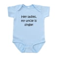 thumbnail image 1 of CafePress - My Uncle Is Single Body Suit - Baby Light Bodysuit, Size Newborn - 24 Months, 1 of 4