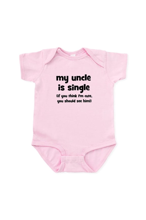 - My Uncle Is Single! Infant Bodysuit - Baby Light Bodysuit, Size Newborn - 24 Months