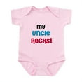 thumbnail image 1 of CafePress - My Uncle Rocks Infant Bodysuit - Baby Light Bodysuit, Size Newborn - 24 Months, 1 of 4