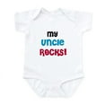 thumbnail image 1 of CafePress - My Uncle Rocks Infant Bodysuit - Baby Light Bodysuit, Size Newborn - 24 Months, 1 of 4