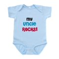 thumbnail image 1 of CafePress - My Uncle Rocks Infant Bodysuit - Baby Light Bodysuit, Size Newborn - 24 Months, 1 of 4
