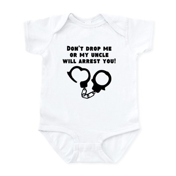 CafePress - My Uncle Will Arrest You Body Suit - Baby Light Bodysuit, Size Newborn - 24 Months