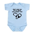 thumbnail image 1 of CafePress - My Uncle Will Arrest You Body Suit - Baby Light Bodysuit, Size Newborn - 24 Months, 1 of 4