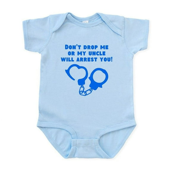 CafePress - My Uncle Will Arrest You Body Suit - Baby Light Bodysuit, Size Newborn - 24 Months