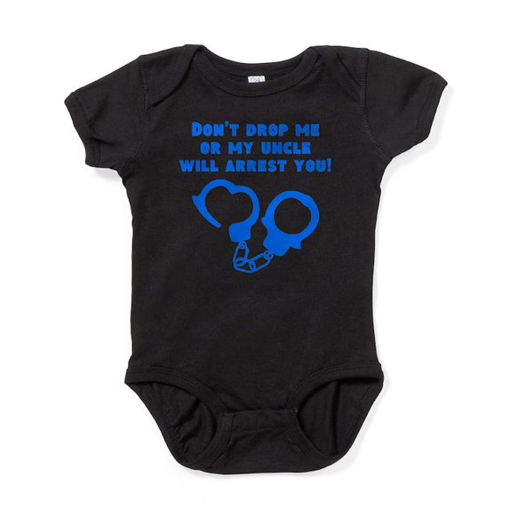 CafePress - My Uncle Will Arrest You - Cute Infant Bodysuit Baby Romper - Size Newborn - 24 Months