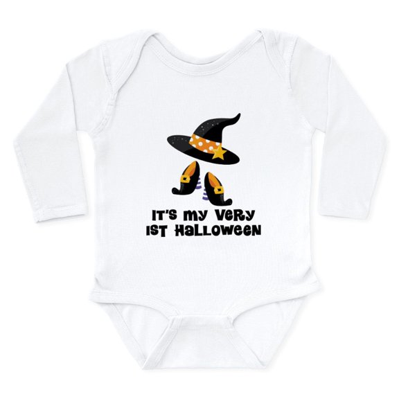 CafePress - My Very 1St Halloween Long Sleeve Infant Bodysuit - Long Sleeve Cotton Baby Bodysuit