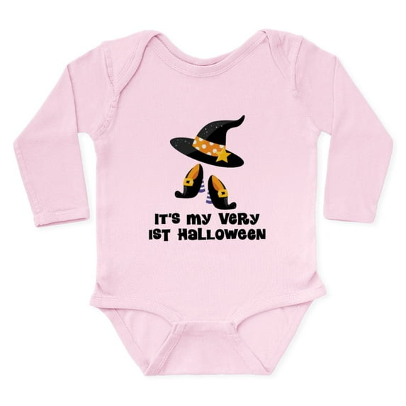 CafePress - My Very 1St Halloween Long Sleeve Infant Bodysuit - Long Sleeve Cotton Baby Bodysuit