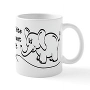 CafePress - My White Elephant Gift Signature Mug Mugs - 11 oz Ceramic Mug - Novelty Coffee Tea Cup