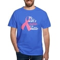 thumbnail image 1 of CafePress - My Wife's Battle Is My Battle Dark T Shirt - Men's Classic Graphic Cotton T-Shirt, 1 of 4