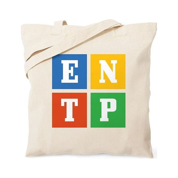 CafePress - Myers Briggs ENTP Tote Bag - Unisex Canvas Tote Bag, Beige, 1-Piece