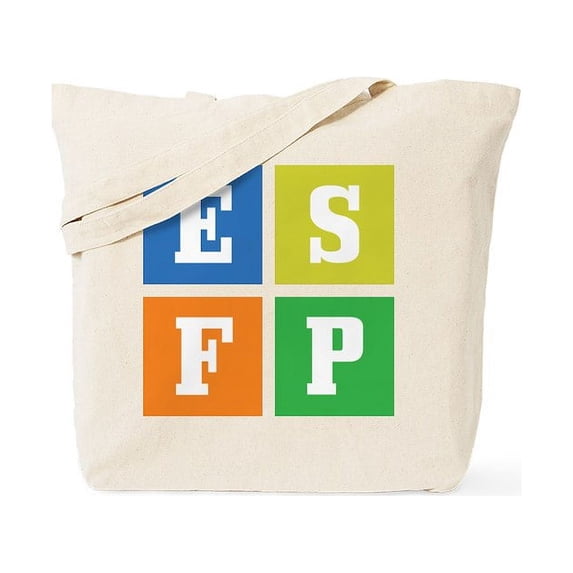CafePress - Myers Briggs ESFP Tote Bag - Unisex Canvas Tote Bag, Beige, 1-Piece