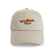 CafePress - Myrtle Beach SC Waves Design Cap - Adjustable 100% Brushed Unisex Casual Cotton Baseball Cap, Beige, 1