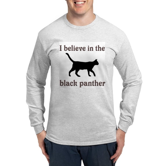 CafePress - Mystery Black Panther Long Sleeve T Shirt - Unisex Cotton Long Sleeve T-Shirt