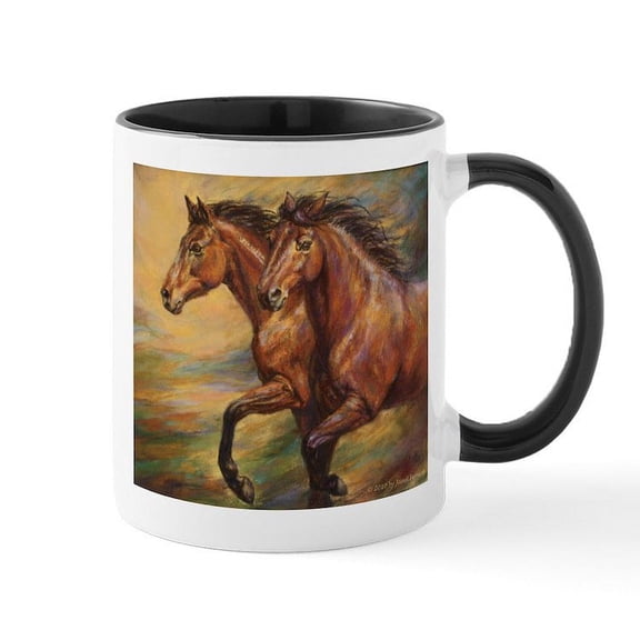 CafePress - Mystic Melody Mug - 11 oz Ceramic Mug - Novelty Coffee Tea Cup