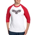 thumbnail image 1 of CafePress - Mystic Owl In Native American Style Baseball Jerse - Cotton Baseball Jersey, 3/4 Raglan Sleeve Shirt, 1 of 4