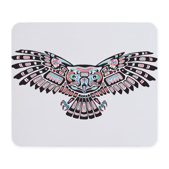 CafePress - Mystic Owl In Native American Style Mousepad - Non-slip Rubber Mousepad, Gaming Mouse Pad