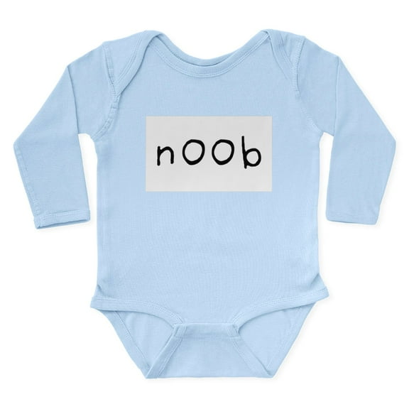 CafePress - N00 Body Suit - Long Sleeve Cotton Baby Bodysuit