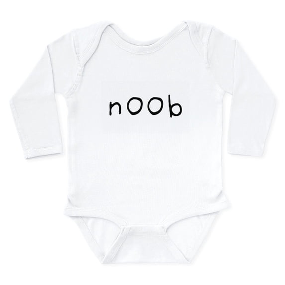 CafePress - N00 Body Suit - Long Sleeve Cotton Baby Bodysuit