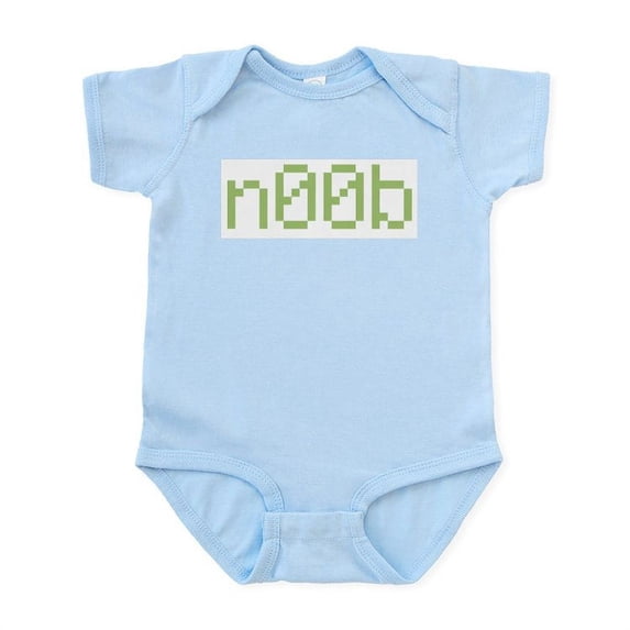 CafePress - N00b Infant Bodysuit - Baby Light Bodysuit, Size Newborn - 24 Months