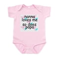 thumbnail image 1 of CafePress - NANA LOVES ME SO DOES PAPA Infant Creeper - Baby Light Bodysuit, Size Newborn - 24 Months, 1 of 4