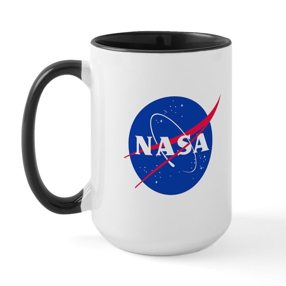 CafePress - NASA Large Mug - 15 oz Ceramic Large White Novelty Mug
