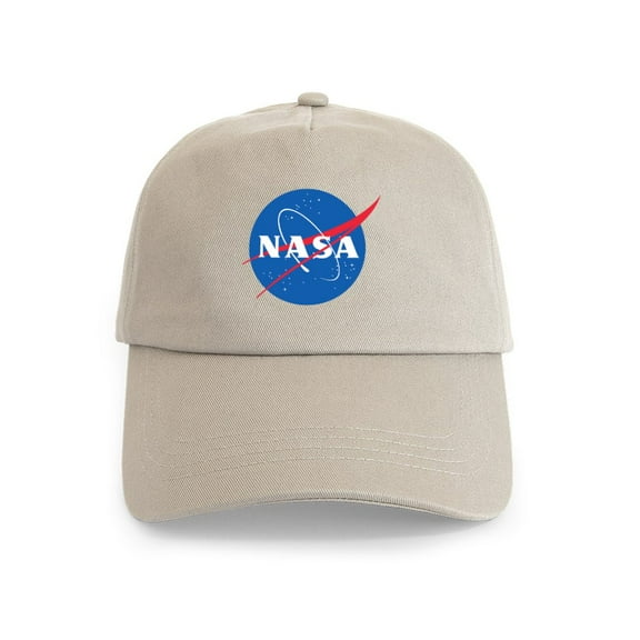 CafePress - NASA Logo - Adjustable 100% Brushed Unisex Casual Cotton Baseball Cap, Beige, 1