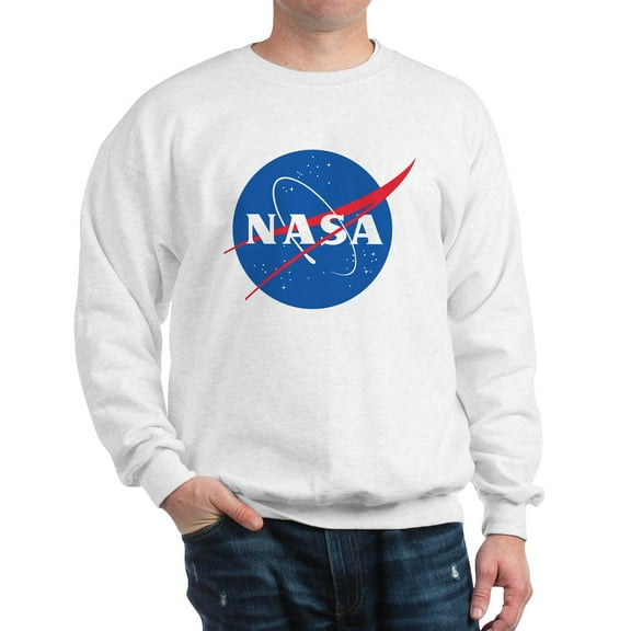 CafePress - NASA Logo Sweatshirt - Crew Neck Sweatshirt