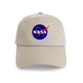 thumbnail image 1 of CafePress - NASA Meatball Logo Cap - Adjustable 100% Brushed Unisex Casual Cotton Baseball Cap, Beige, 1, 1 of 2