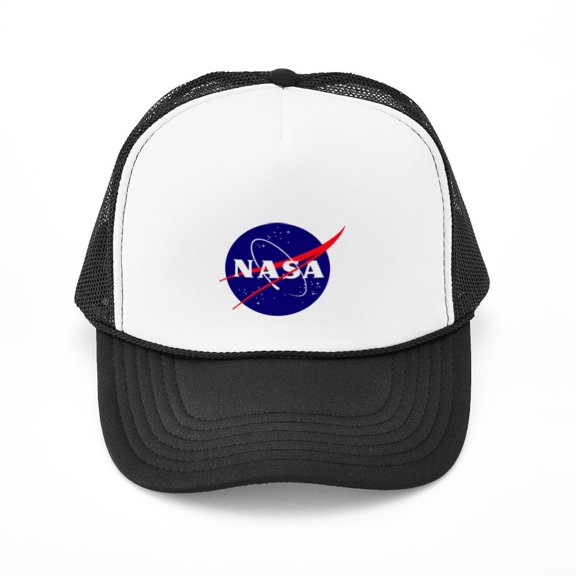CafePress - NASA Meatball Logo - Adjustable Unisex Printed Trucker Hat with Mesh Back
