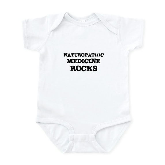 CafePress - NATUROPATHIC MEDICINE ROCKS Infant Creeper - Baby Light Bodysuit, Size Newborn - 24 Months