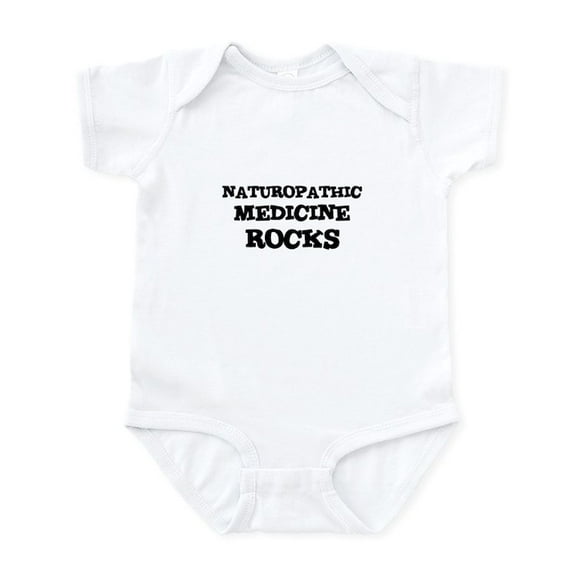 CafePress - NATUROPATHIC MEDICINE ROCKS Infant Creeper - Baby Light Bodysuit, Size Newborn - 24 Months