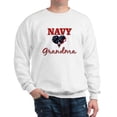 thumbnail image 1 of CafePress - NAVY Grandma Sweatshirt - Crew Neck Sweatshirt, 1 of 4