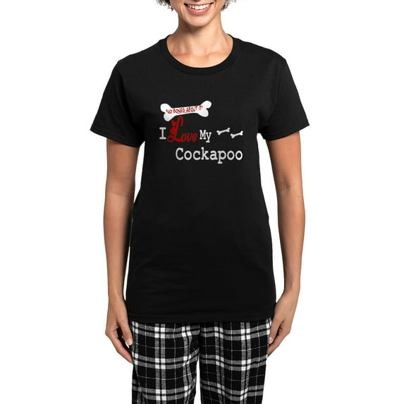 CafePress - NB_Cockapoo Women's Dark Pajamas - Women's Short Sleeve Print T-Shirt and Pants Dark Cotton Pajama Set