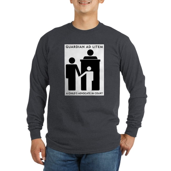 CafePress - NC Guardian Ad Litem - Long Sleeve Dark T-Shirt