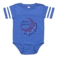 thumbnail image 1 of CafePress - NEVER GIVE UP ON DREAMS - Cute Infant Baby Football Bodysuit, 1 of 3