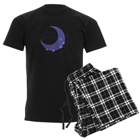 CafePress - NEVER GIVE UP ON DREAMS Pajamas - Men's Dark Loose Fit Cotton Pajama Set