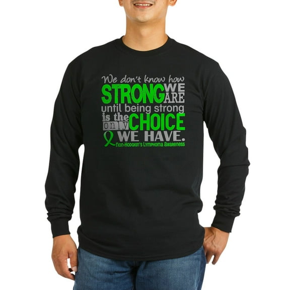 CafePress - NH Lymphoma Howstrongwear Long Sleeve Dark T Shirt - Long Sleeve Dark T-Shirt