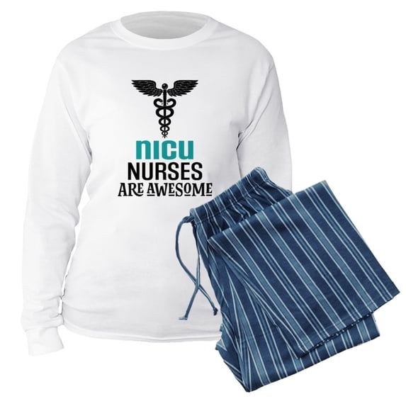 CafePress - NICU Nurse Appreciation Gift - Women's Long Sleeve Relaxed Fit Cotton Light Pajama Set