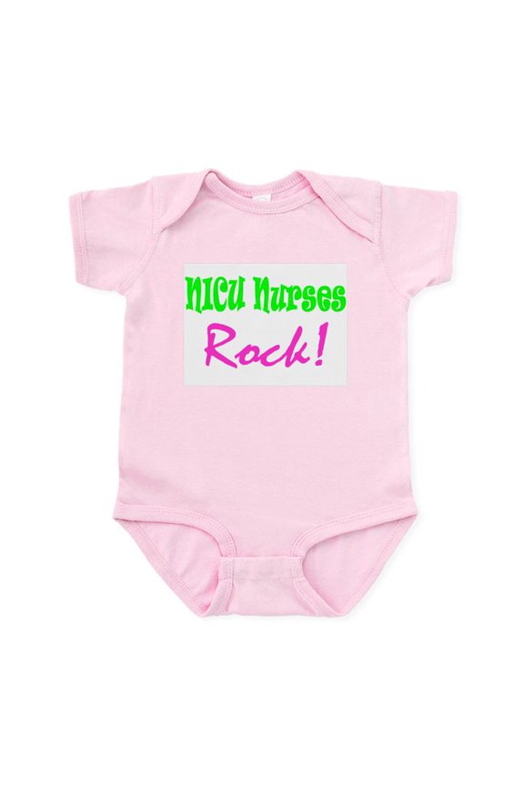 - NICU Nurses Rock! Infant Bodysuit - Baby Light Bodysuit, Size Newborn - 24 Months