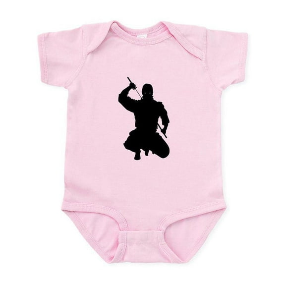CafePress - NINJA WARRIOR Infant Bodysuit - Baby Light Bodysuit, Size Newborn - 24 Months