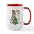 thumbnail image 1 of CafePress - NN Xmas Tree2 Large Mug - 15 oz Ceramic Large White Novelty Mug, 1 of 4