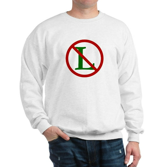 CafePress - NOEL (NO L Sign) Sweatshirt - Crew Neck Sweatshirt