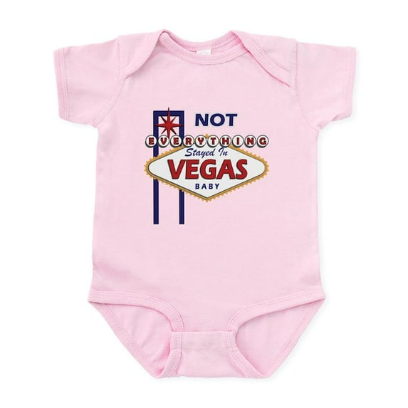 CafePress - NOT Everything Stayed In Vegas Body Suit - Baby Light Bodysuit, Size Newborn - 24 Months