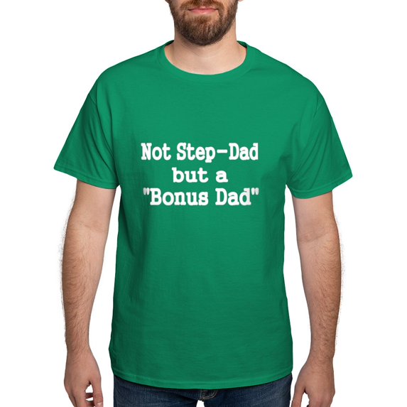 CafePress - NOT STEP DAD BUT BONUS DAD 2 T Shirt - Men's Classic Graphic Cotton T-Shirt