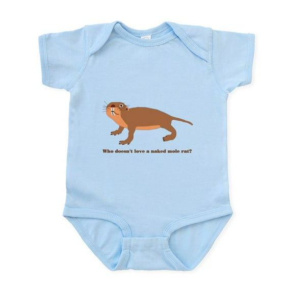 CafePress - Naked Mole Rat Infant Bodysuit - Baby Light Bodysuit, Size Newborn - 24 Months