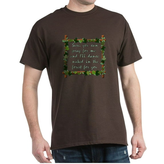 CafePress - Naked Pagan Dance Dark T Shirt - Men's Classic Graphic Cotton T-Shirt