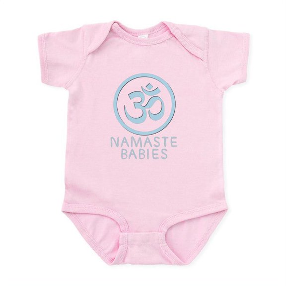 CafePress - Namaste Babies Body Suit - Baby Light Bodysuit, Size Newborn - 24 Months