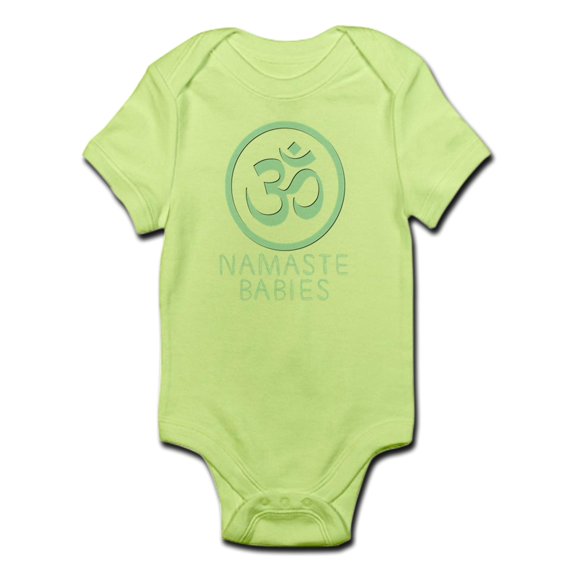 CafePress - Namaste Babies Body Suit - Baby Light Bodysuit