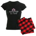thumbnail image 1 of CafePress - Namaste In Bed - Women's Dark Pajamas, 1 of 4