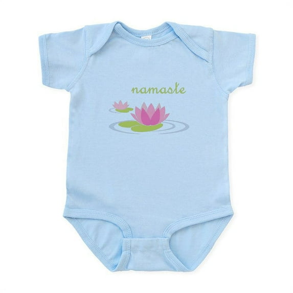 CafePress - Namaste Infant Bodysuit - Baby Light Bodysuit, Size Newborn - 24 Months